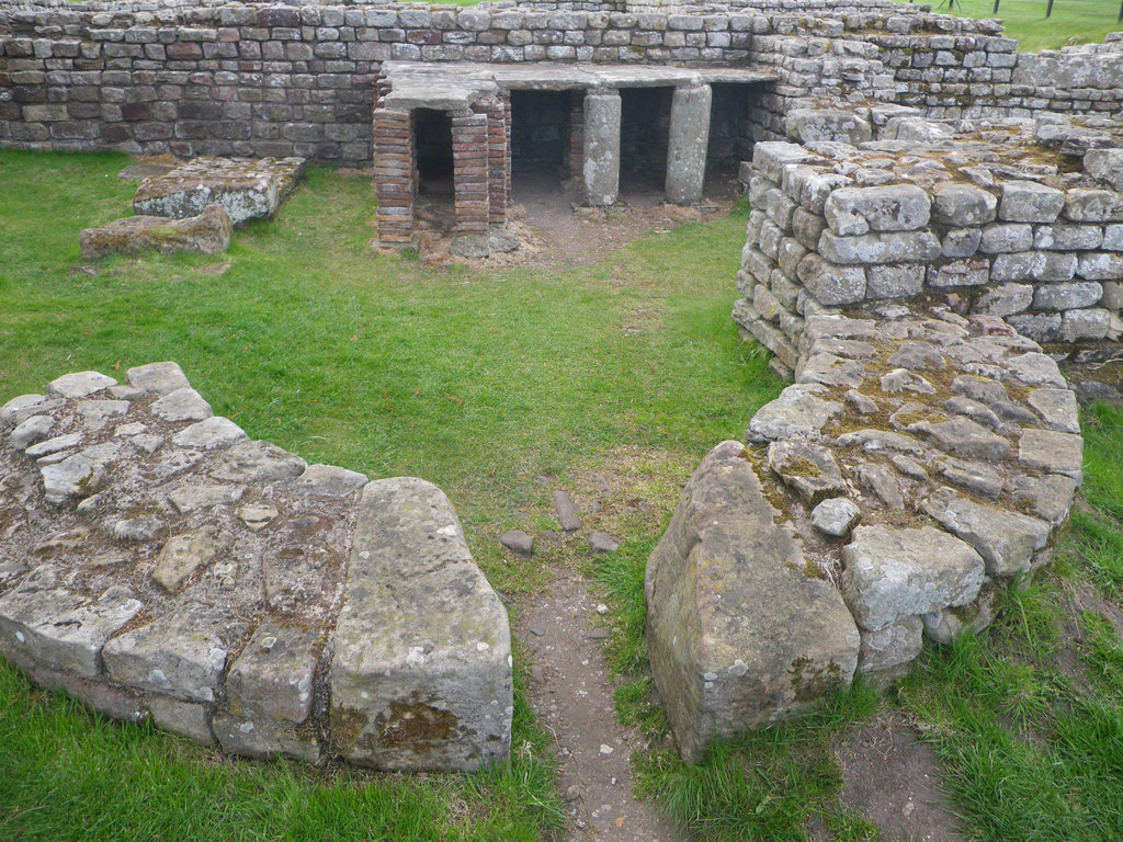 Domus du commandant : salon sur hypocauste.