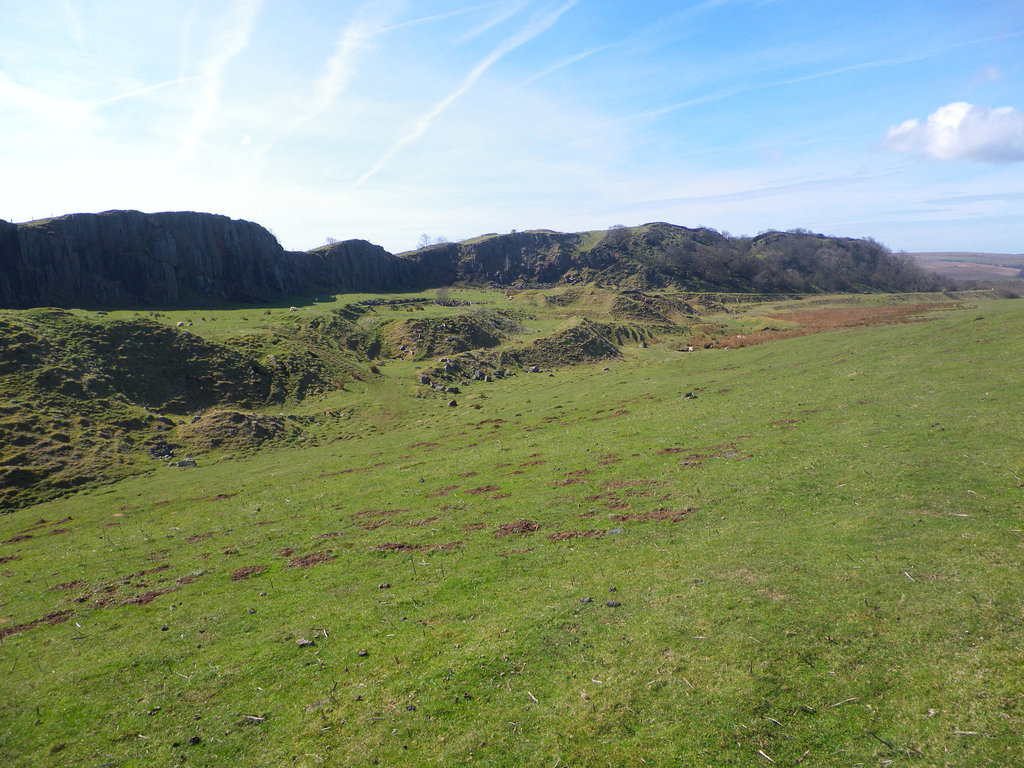 Walltown crags : en bas des crags, côté barbare 2