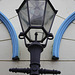 Strassenlaterne passend zur Fassade / Street-lamp fitting to the facade