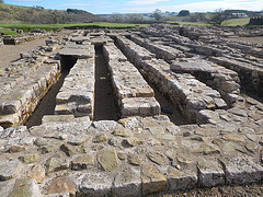 Vindolanda : Entrepôts dans le fort.