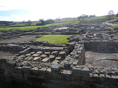 Vindolanda : la maison du commandant.