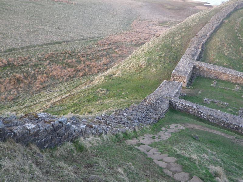 Milecastle 39 : l'entrée nord.