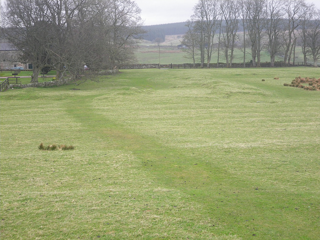 Birdoswald : l'intérieur du camp.