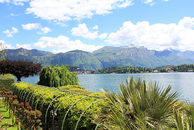 Blick vom Park der Villa Carlotta