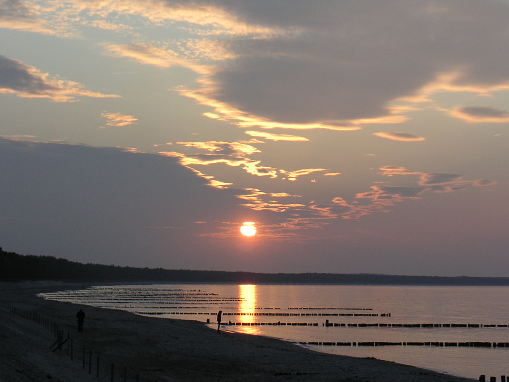 Sonnenuntergang auf Rügen