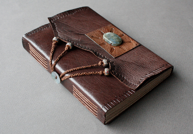 Labradorite cabochon journal