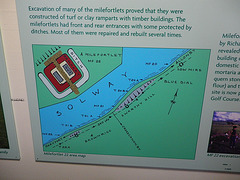 Plan du milecastle 22, un peu avant Alauna.