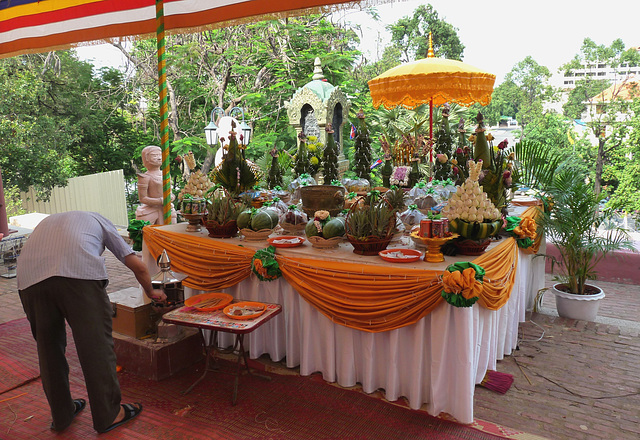 Khmer New Year Celebrations- Offerings