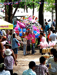 Khmer New Year Celebrations- Balloon Seller #1
