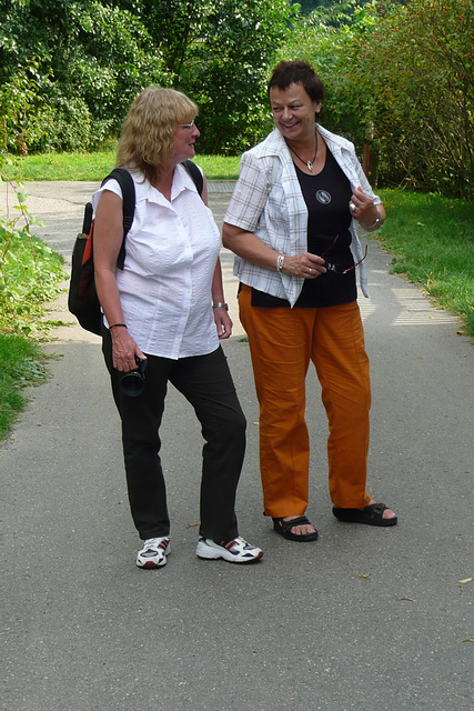 Spaziergang am Fasanenschlößchen - Moritzburg - August 2008