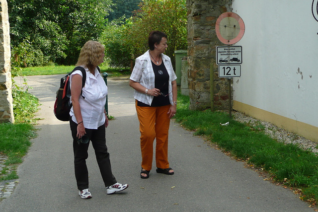 Spaziergang am Fasanenschlößchen - Moritzburg - August 2008