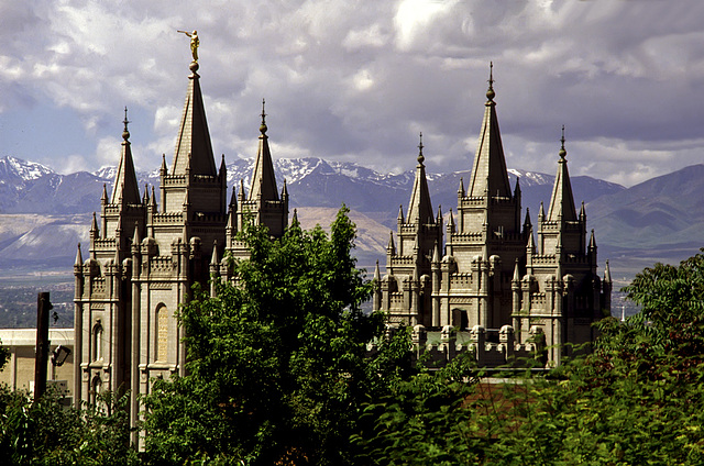 Mormon Temple in Salt Lake City