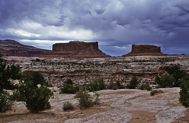 Stormy clouds near Moab