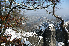 Bastei im Winter - minus 4°C