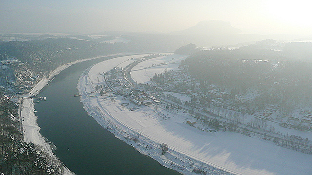 Bastei im Winter - minus 4°C