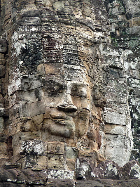 Angkor Thom- Angkor Thom- Face of King Avalokiteshvara