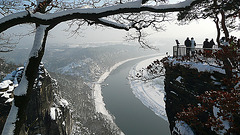 Bastei im Winter - minus 4°C