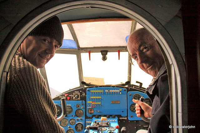 At the controls - Antonov AN2T Biplane