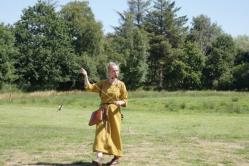 Ribe Vikingcenter - Falconry demonstration