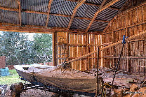 Barn Renovation - Progress today!