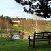 Bench with a view - late sunny afternoon