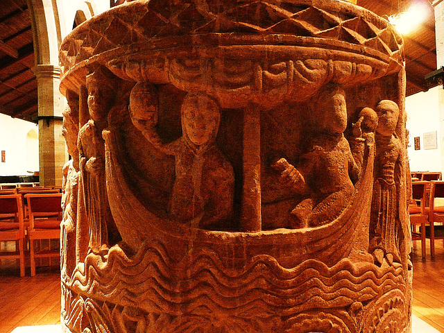 brighton st. nicholas.sussex, c12 font