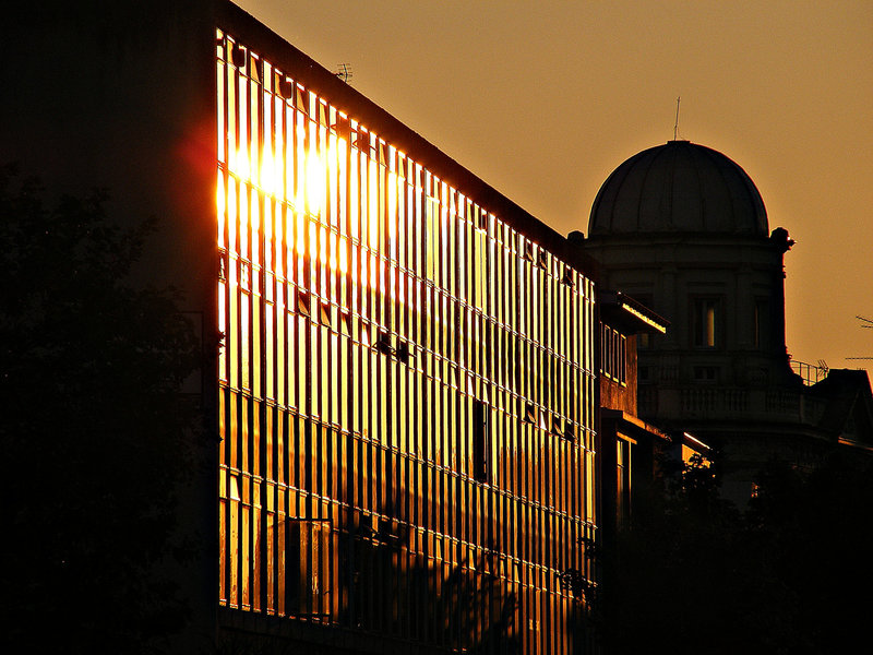 Sunset over Notting Hill Gate