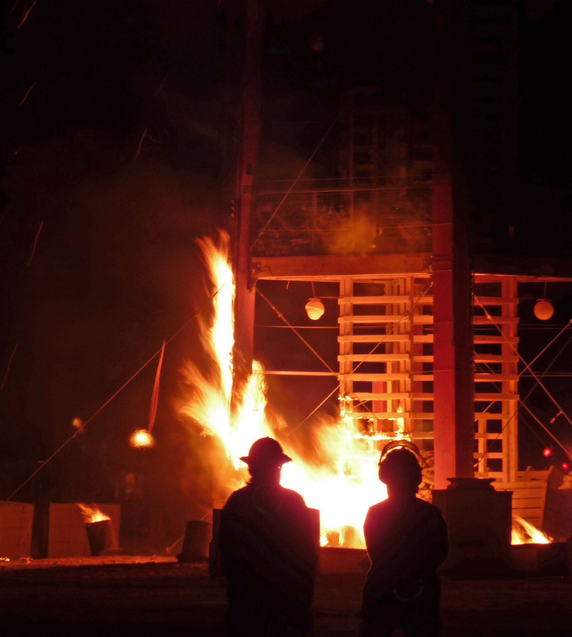 Flames At The Base Of The Man (1224)