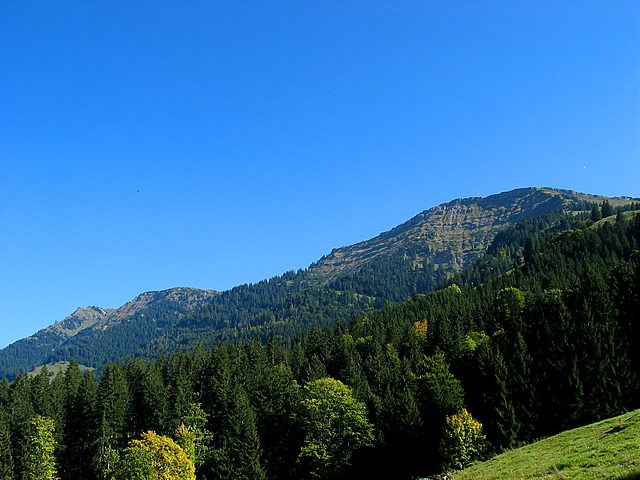 Blick zurück  auf unsere Rundwanderung