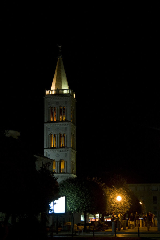 Campanile bei Nacht