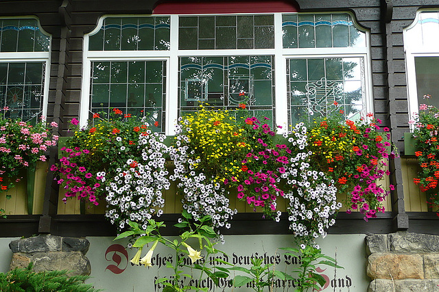 Holzhäuser von 1904 in Ostrau bei Bad Schandau