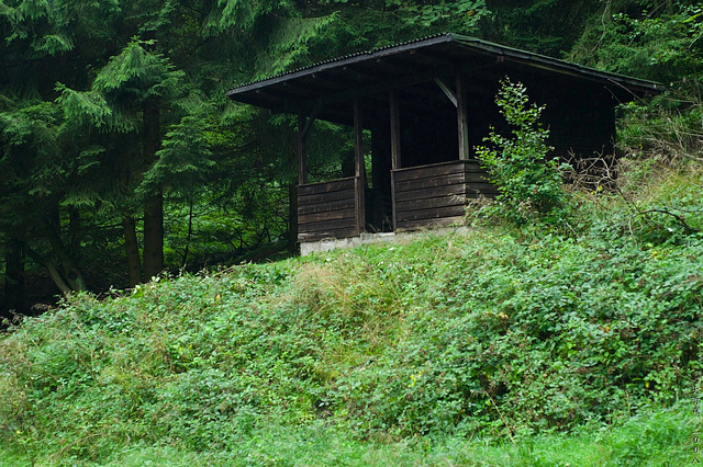 Typische Schutzhütte