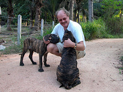 Wolfgang with Fila Brasileiros