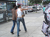 Newyorkaise hyper sexy en jeans et talons aiguilles / Appealing Lady in jeans and stilettos - July 2007