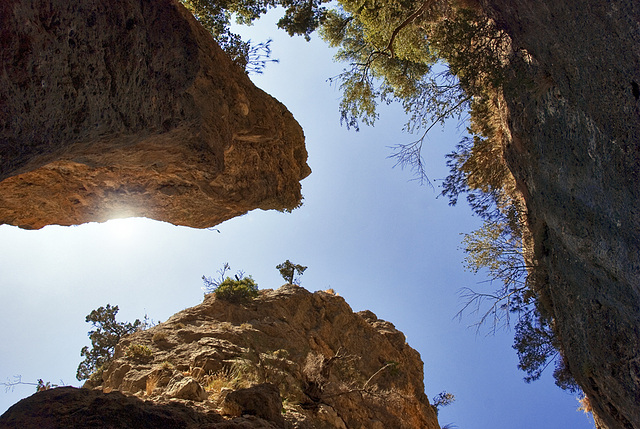 Sunlight in the gorge