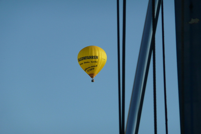 Heißluftballon - Montgolfière - über Dresden - 30.08.2008