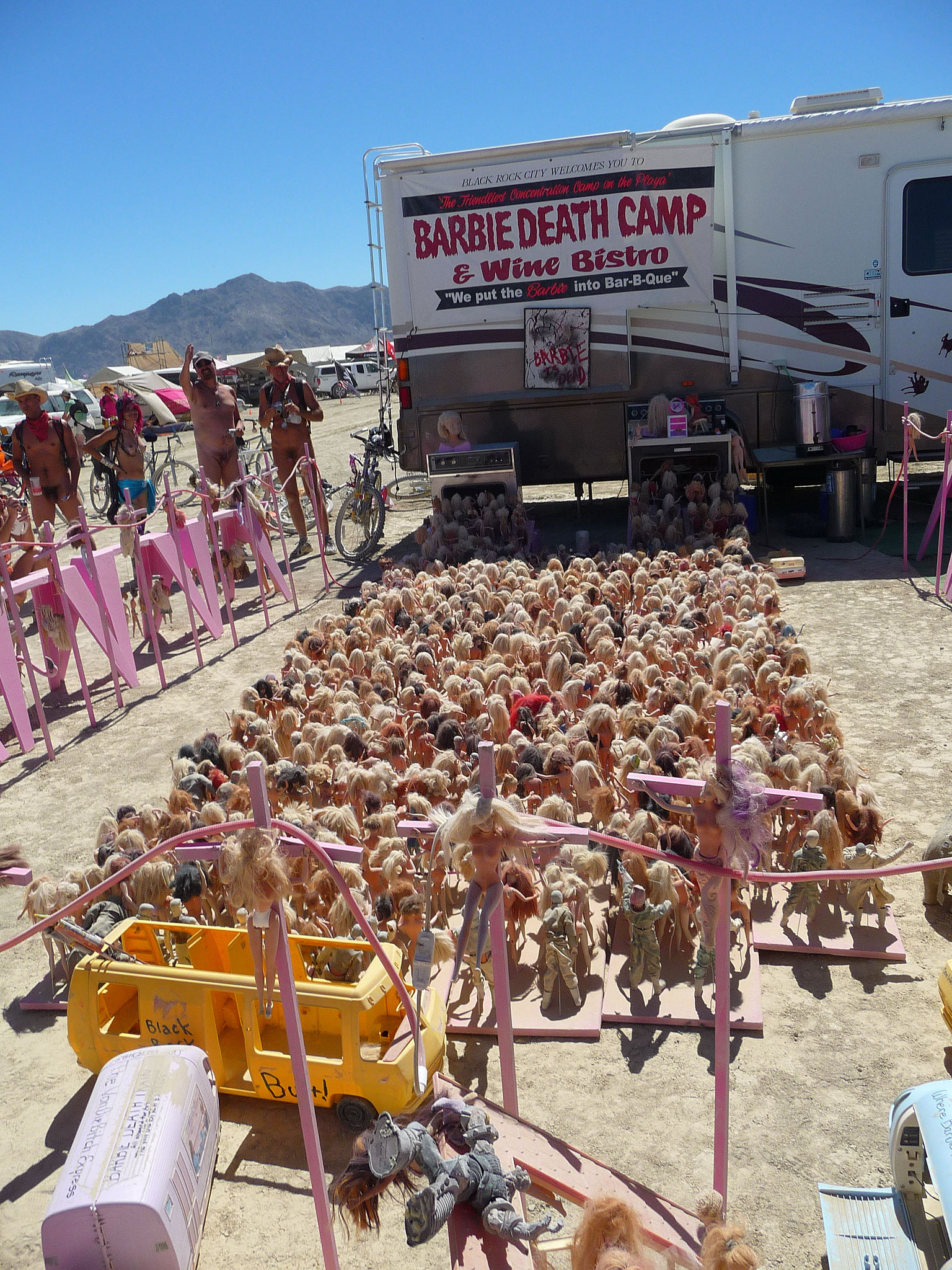 World Naked Bike Ride - Barbie Death Camp (0660)