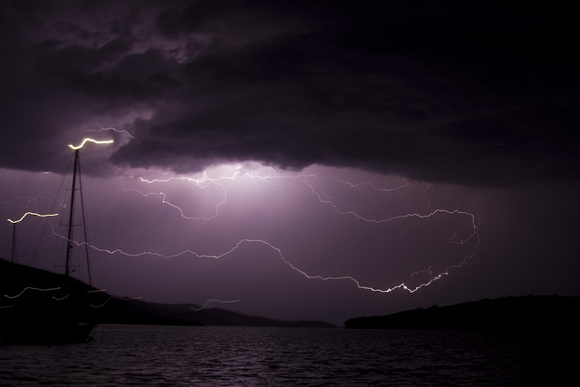 Nächtliches Gewitter