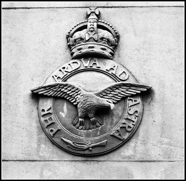 War Memorial Guildhall Square Portsmouth - RAF Crest