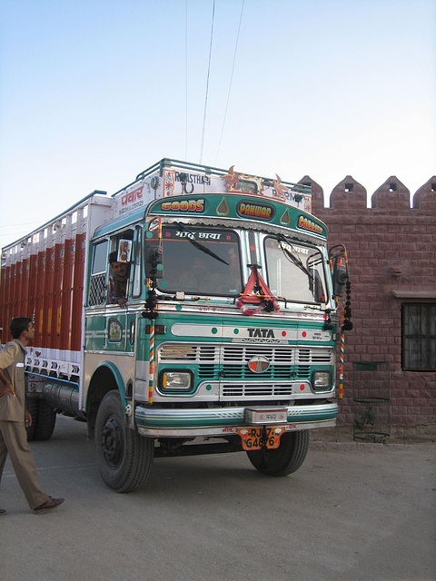 Camion décoré