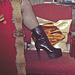 Lady Roxy  -  Black short platform boots  -  With / avec permission