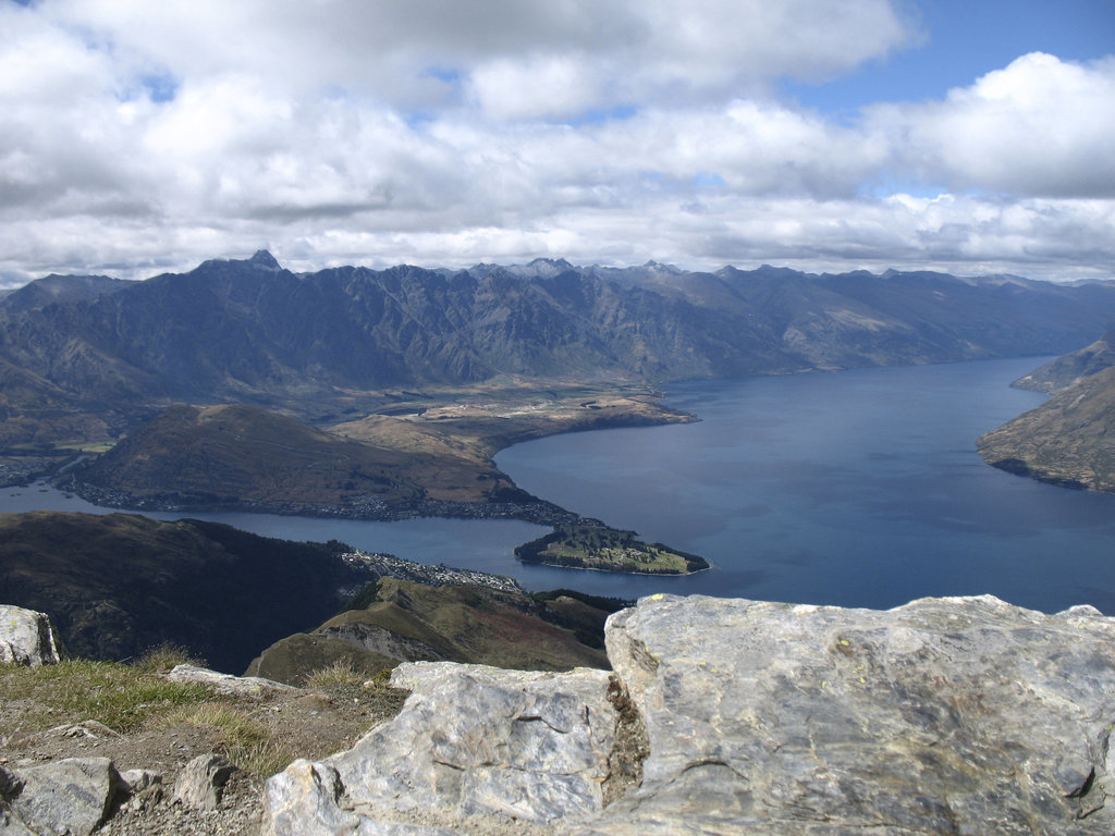 Blick auf Queenstown