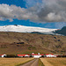 Skógar and the Eyjafjallajökull volcano