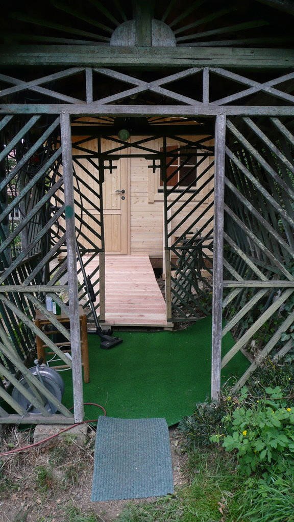 Gartenhaus mit Sauna