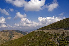 Mountain road west of Sambronas