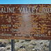 Saline Valley Road Sign (1671)