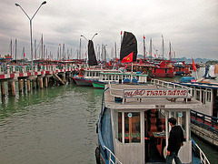 The port in Hạ Long