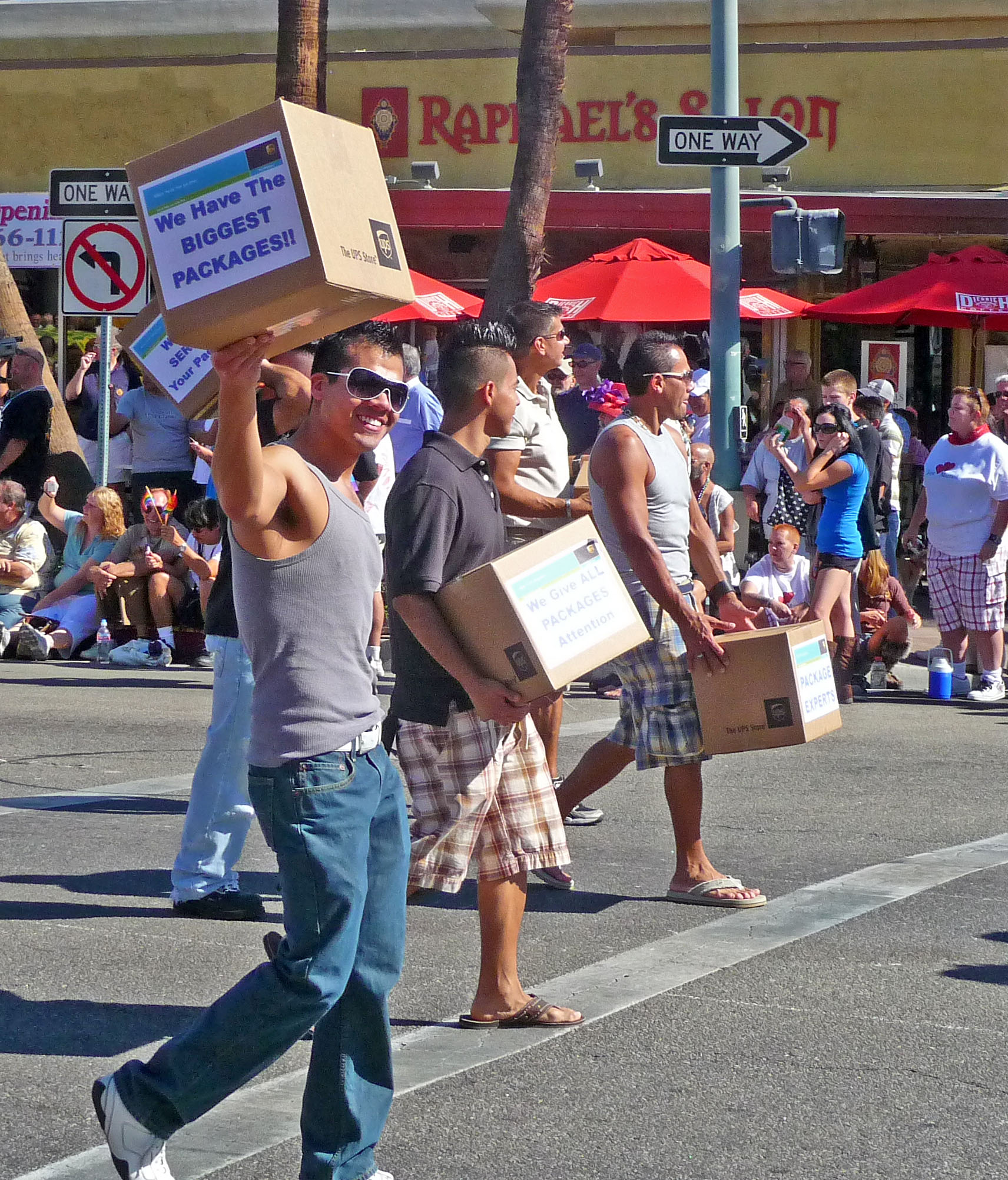 Palm Springs Gay Pride - Cathedral City UPS Store (1708)