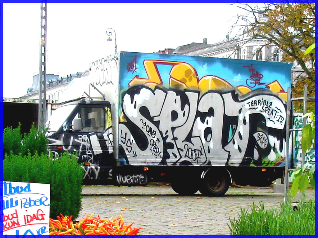 Terrible Splat 17-  Camion joyeux- Joyous truck- Copenhague- 20 octobre 2008.