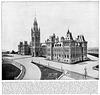 Parliament of Canada in Ottawa around 1900